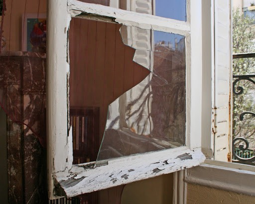 Vitrerie remplacement de vitre cassée